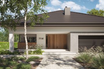  Projekt domu NewHouse 771 w1 (KRZ1150) - projekt domu parterowego - Zdjęcie 4