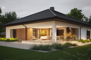  Projekt domu NewHouse 771 w1 (KRZ1150) - projekt domu parterowego - Zdjęcie 7