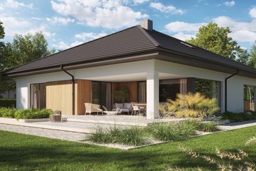  Projekt domu NewHouse 771 w1 (KRZ1150) - projekt domu parterowego - Zdjęcie 8