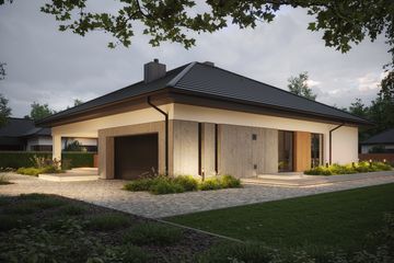  Projekt domu NewHouse 771 w1 (KRZ1150) - projekt domu parterowego - Zdjęcie 15