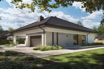  Projekt domu NewHouse 771 w1 (KRZ1150) - projekt domu parterowego - Zdjęcie 16