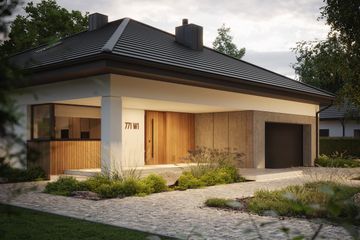  Projekt domu NewHouse 771 w1 (KRZ1150) - projekt domu parterowego - Zdjęcie 19