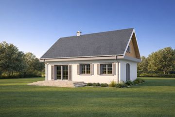  Projekt domu TK9c (WBE1015) - projekt domu parterowego - Zdjęcie 2