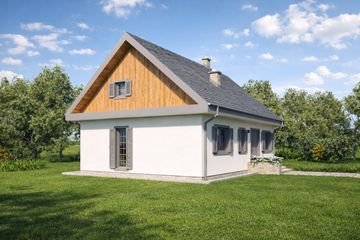  Projekt domu TK9c (WBE1015) - projekt domu parterowego - Zdjęcie 6