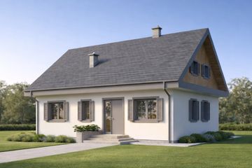  Projekt domu TK9c (WBE1015) - projekt domu parterowego - Zdjęcie 1