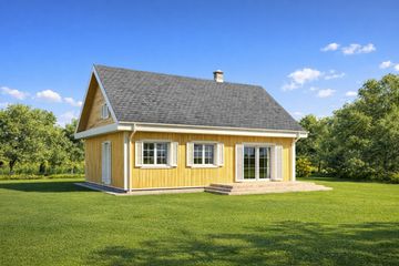  Projekt domu TK109c (WBE1014) - projekt domu parterowego - Zdjęcie 2