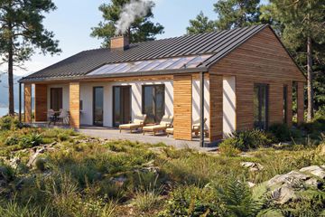  Projekt domu Jutrzenka (GDE1107) - projekt domu parterowego - Zdjęcie 2