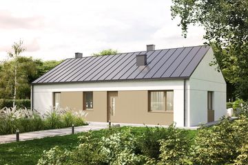  Projekt domu Nasz parterowy 80 (GDF1007) - projekt domu parterowego - Zdjęcie 1