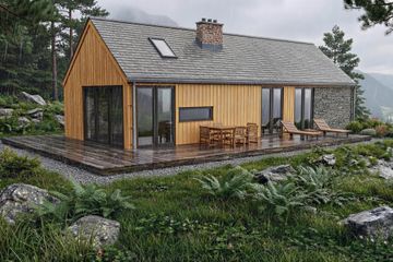  Projekt domu Chata - murowany (GDE1111) - projekt domu parterowego - Zdjęcie 2