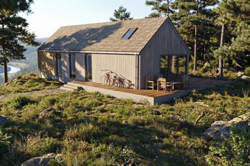  Projekt domu Chata - murowany (GDE1111) - projekt domu parterowego - Zdjęcie 3