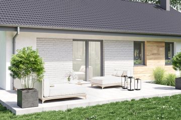  Projekt domu Parterowy klasyk 80 (GDF1008) - projekt domu parterowego - Zdjęcie 3