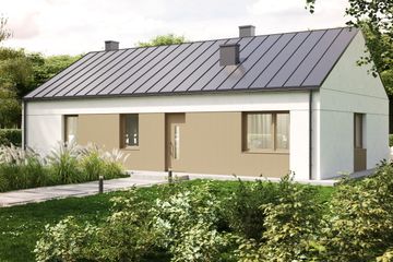  Projekt domu Nasz parterowy 120 (GDF1009) - projekt domu parterowego - Zdjęcie 1