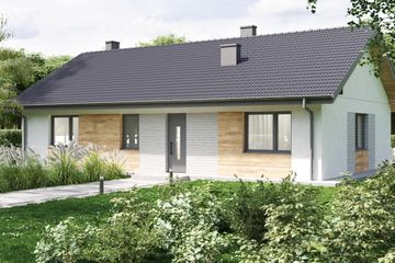  Projekt domu Parterowy klasyk 120 (GDF1010) - projekt domu parterowego - Zdjęcie 1