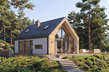  Projekt domu Karo (GDE1112) - projekt domu parterowego - Zdjęcie 1