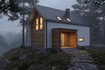  Projekt domu Kalina (GDE1113) - projekt domu parterowego z poddaszem - Zdjęcie 4