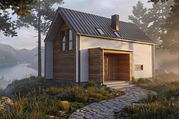  Projekt domu Kalina (GDE1113) - projekt domu parterowego z poddaszem - Zdjęcie 6