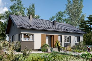  Projekt domu Lenart Nano (1962) (KRD3090) - projekt domu parterowego - Zdjęcie 1