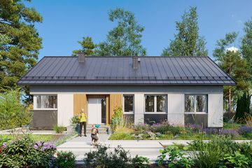  Projekt domu Lenart Nano (1962) (KRD3090) - projekt domu parterowego - Zdjęcie 2