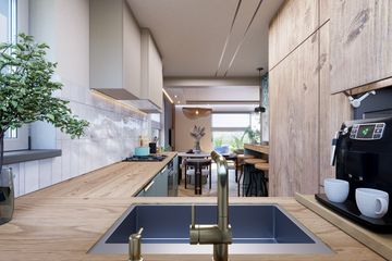 Projekt domu Lenart Nano (1962) - parterowy dom o powierzchni 106,80 m², dach dwuspadowy - ujęcie 12