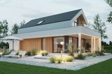  Projekt domu NewHouse 749 w1 (KRZ1151) - projekt domu parterowego z poddaszem - Zdjęcie 1