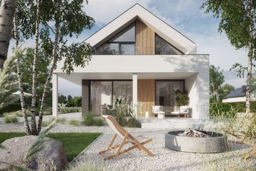  Projekt domu NewHouse 749 w1 (KRZ1151) - projekt domu parterowego z poddaszem - Zdjęcie 4