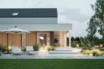  Projekt domu NewHouse 749 w1 (KRZ1151) - projekt domu parterowego z poddaszem - Zdjęcie 5