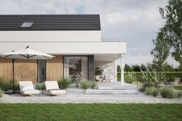  Projekt domu NewHouse 749 w1 (KRZ1151) - projekt domu parterowego z poddaszem - Zdjęcie 6