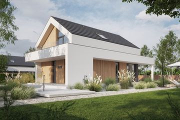  Projekt domu NewHouse 749 w1 (KRZ1151) - projekt domu parterowego z poddaszem - Zdjęcie 10