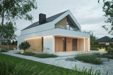  Projekt domu NewHouse 749 w1 (KRZ1151) - projekt domu parterowego z poddaszem - Zdjęcie 13