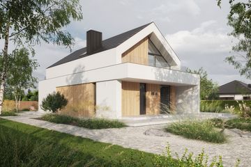  Projekt domu NewHouse 749 w1 (KRZ1151) - projekt domu parterowego z poddaszem - Zdjęcie 14