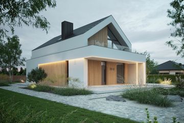  Projekt domu NewHouse 749 w1 (KRZ1151) - projekt domu parterowego z poddaszem - Zdjęcie 17