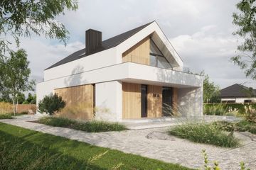  Projekt domu NewHouse 749 w1 (KRZ1151) - projekt domu parterowego z poddaszem - Zdjęcie 18