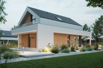  Projekt domu NewHouse 749 w1 (KRZ1151) - projekt domu parterowego z poddaszem - Zdjęcie 19