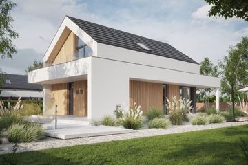  Projekt domu NewHouse 749 w1 (KRZ1151) - projekt domu parterowego z poddaszem - Zdjęcie 20