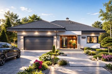  Projekt domu APS 401 wariant 6 (LUA1684) - projekt domu parterowego - Zdjęcie 1