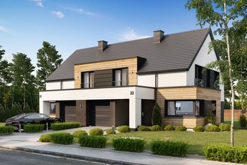  Projekt domu A05 (BSI1004) - projekt domu parterowego z poddaszem - Zdjęcie 2