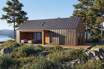  Projekt domu Zorza 2 murowany (GDE1115) - projekt domu parterowego - Zdjęcie 1