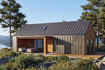  Projekt domu Zorza 2 murowany (GDE1115) - projekt domu parterowego - Zdjęcie 1