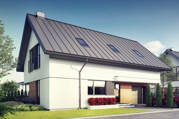  Projekt domu A08 (BSI1006) - projekt domu parterowego z poddaszem - Zdjęcie 1