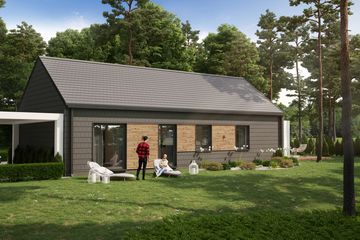  Projekt domu A09 (BSI1007) - projekt domu parterowego - Zdjęcie 2