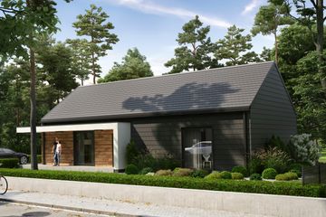  Projekt domu A09 (BSI1007) - projekt domu parterowego - Zdjęcie 1