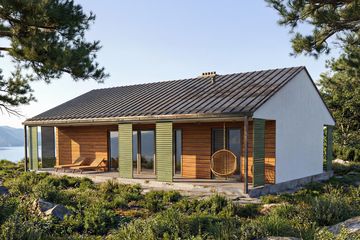  Projekt domu Jutrzenka 2 (GDE1121) - projekt domu parterowego - Zdjęcie 1