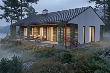  Projekt domu Jutrzenka 2 (GDE1121) - projekt domu parterowego - Zdjęcie 2