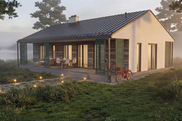  Projekt domu Jutrzenka 2 - murowany (GDE1122) - projekt domu parterowego - Zdjęcie 1