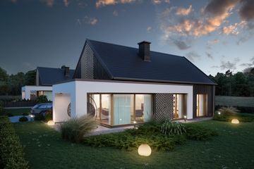  Projekt domu A10 (BSI1008) - projekt domu parterowego - Zdjęcie 2