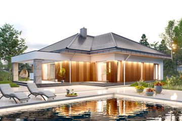  Projekt domu APS 401 wariant 7 (LUA1686) - projekt domu parterowego - Zdjęcie 4