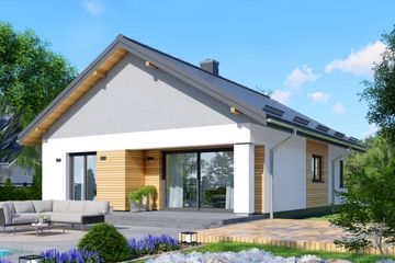  Projekt domu APS 340 ECO (LUA1689) - projekt domu parterowego - Zdjęcie 2