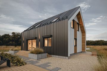  Projekt domu Drops Alfa Nano (1965) (KRD3093) - projekt domu parterowego z poddaszem - Zdjęcie 3