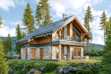  Projekt domu Zawrat (KNT1013) - projekt domu parterowego z poddaszem - Zdjęcie 4