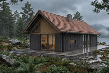  Projekt domu Kameralny (GDE1125) - projekt domu parterowego - Zdjęcie 10